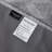 Jacquard Grey Wrinkle-Free Antimicrobial Bed Scarf – Full/Queen-123856417