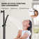 Dual-Function Wall Mounted Waterfall & Rainfall Shower Faucet Set With Rough-In Valve