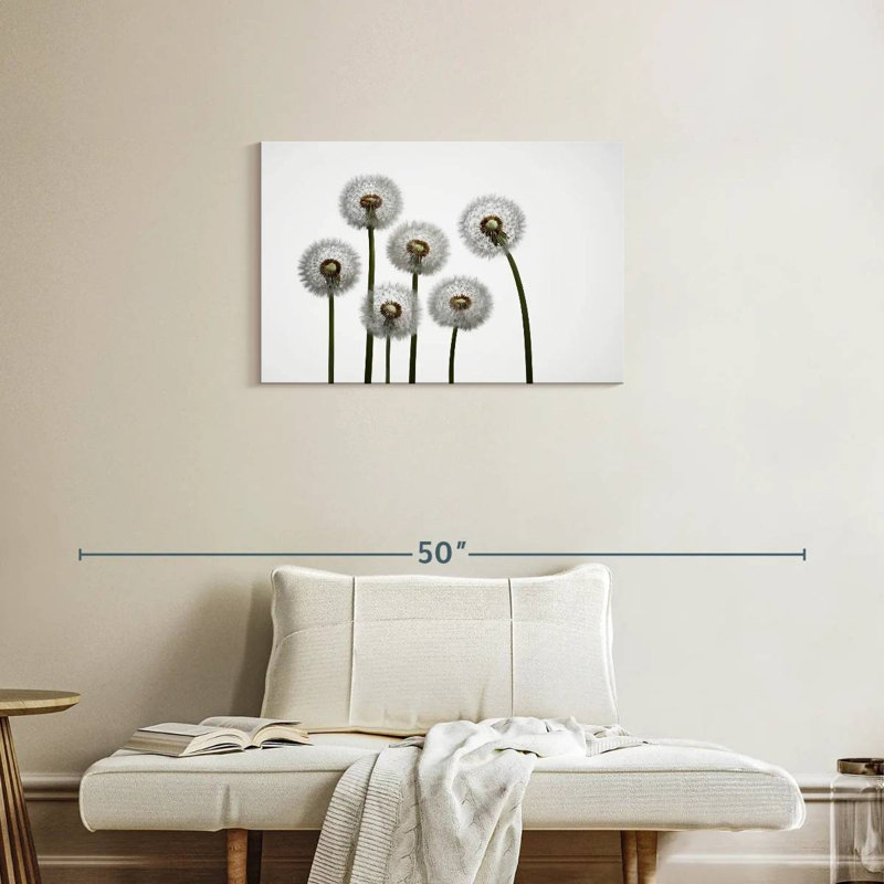Harnek Five Dandelion Stalks, 20" H x 30" W