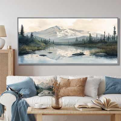 Alaska Winter River into Denali National Park I - Alaska Wall Decor