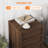 3-Drawer Wooden Rolling File Cabinet, Mobile Under Desk Printer Stand with 2 Locking Casters, Large Drawer Home Office Storage Filing Cabinet-129849922