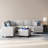 Aracena Reversible Sectional Sofa With Ottoman-1339932255