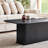 Coffee Table Oak Wood Surface And Metel Feet-1069134048