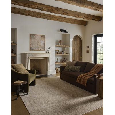 Natural / Terracotta Area Rug