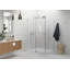 Nova 52 in. x 34 in. x 78 in. 90-degree Fully Frameless Sliding Glass Shower Enclosure-2120464238