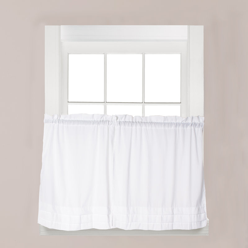 Gladys Cafe Curtain, Garnet, 57" W x 45" L