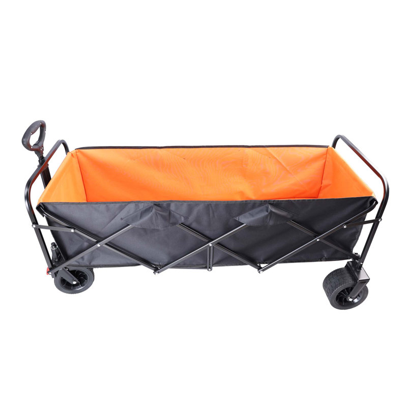 Chariot pliant de grande capacité avec chariot extensible