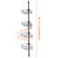 Barre de tension de 56 po à 114 po de hauteur pour chariot de coin-1002898637