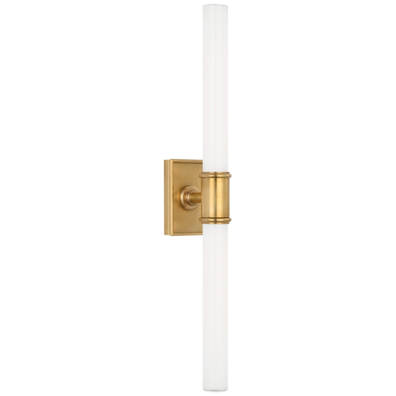 Owen 2 - Light LED Bath Sconce, Antique Burnished Brass