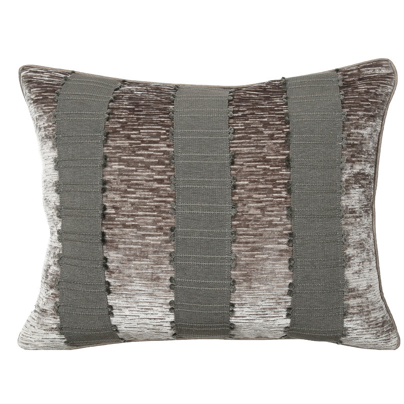 Tassel Tape Lumbar Pillow Cover & Insert, 15" x 20"