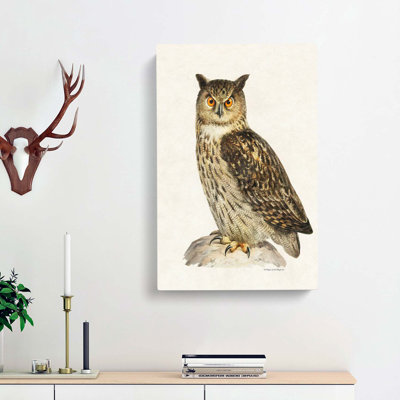 Eurasian Eagle-Owl by Von Wright - Wrapped Canvas