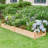 Cisbrough Multi-sized Outdoor Fir Wood Elevated Planter Box for Yard-1260006838-1209475034