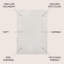 Tapis blanc / crème Sauvanne Modern Scandinavian-544373902