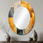 Miroir mural Topaz Tessellation - jaune-376671861