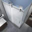 Enceinte de douche rectangulaire sans cadre Langham XL-53047718