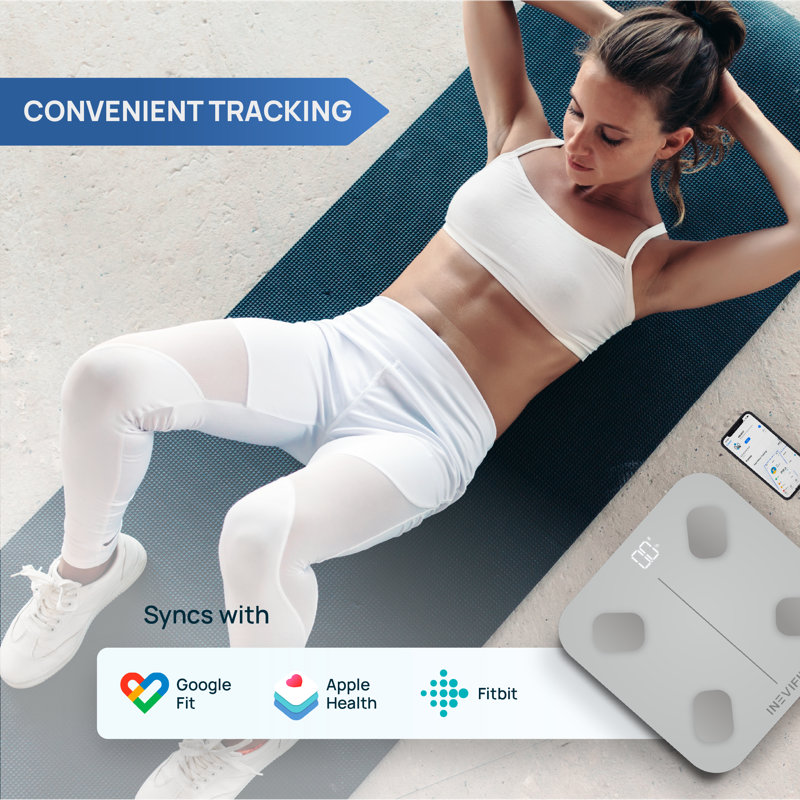 INEVIFIT Smart Digital Body Analysis Scale, Silver