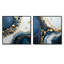 «Gold and Blue Geode», art liquide - encre liquide abstraite, ensemble de 2 impressions-1692430017-1692430046