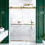Porte de douche coulissante double sans cadre-127317795