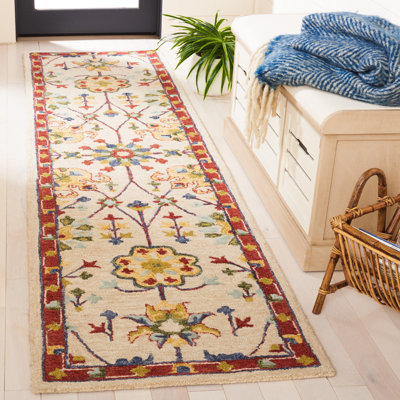Argonaut Micro-Loop 386 Area Rug In Ivory/Red