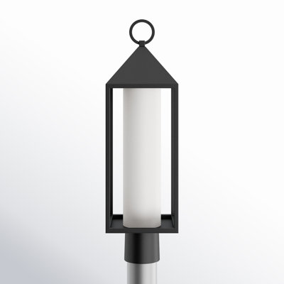 Munich Frosted Aluminum Outdoor Lantern Head