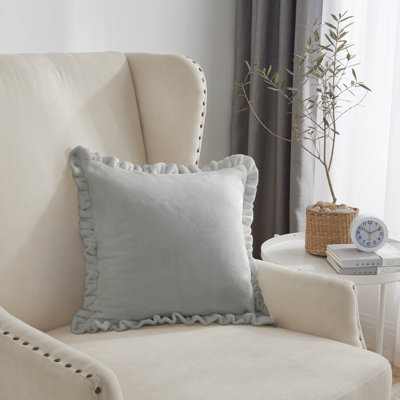 Ruffled Throw Pillow