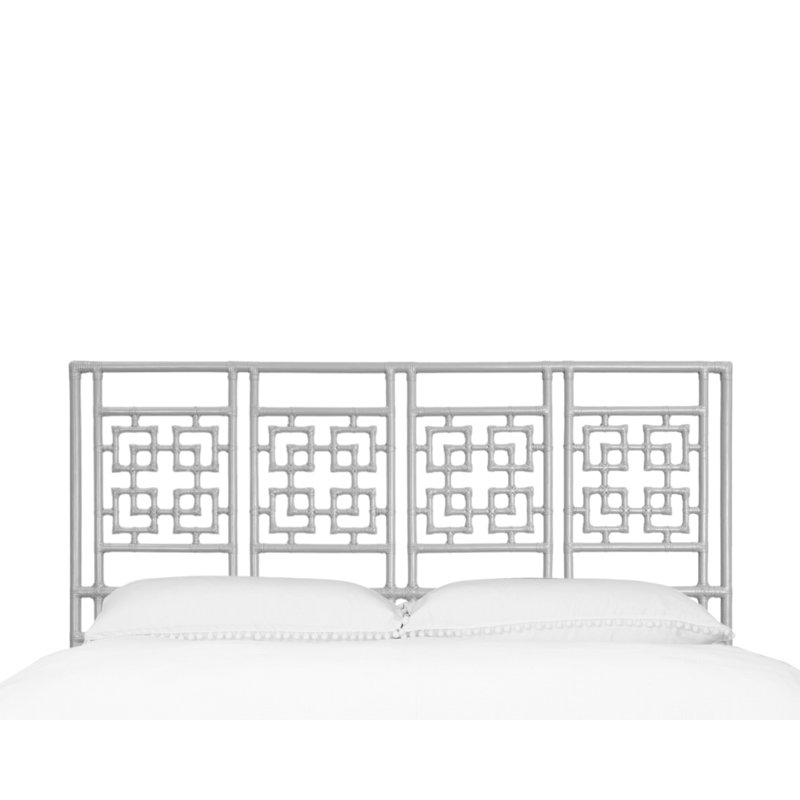 Palm Springs Bed, King,  Light Gray
