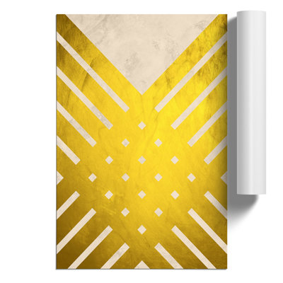 Golden Lattice - Unframed Graphic Art