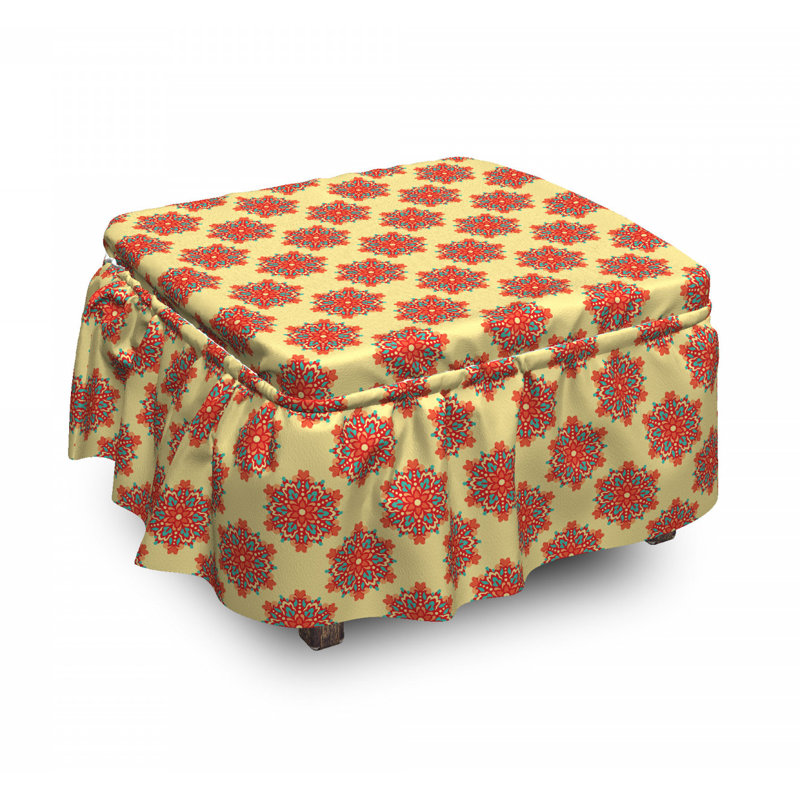 Housse pour repose-pieds floral like artful