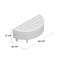 Rangement demi-cercle capitonné noir 44 po Venne-238128981