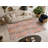 Geometric Patterned Pink Color Woven Base Washable Carpet-357468975