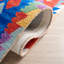 Tapis rouge / bleu Horwich 406-1444350581