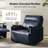 Alanson 43.5'' Faux Leather Oversized Manual Recliner-590852314