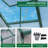 Newly Marketed 6X4 FT Gain Height Windproof Aluminum Greenhouse Polycarbonate Greenhouse  Heavy Duty Walk-In Greenhouses For Outdoor Backyard In All Season-123950961-123950965