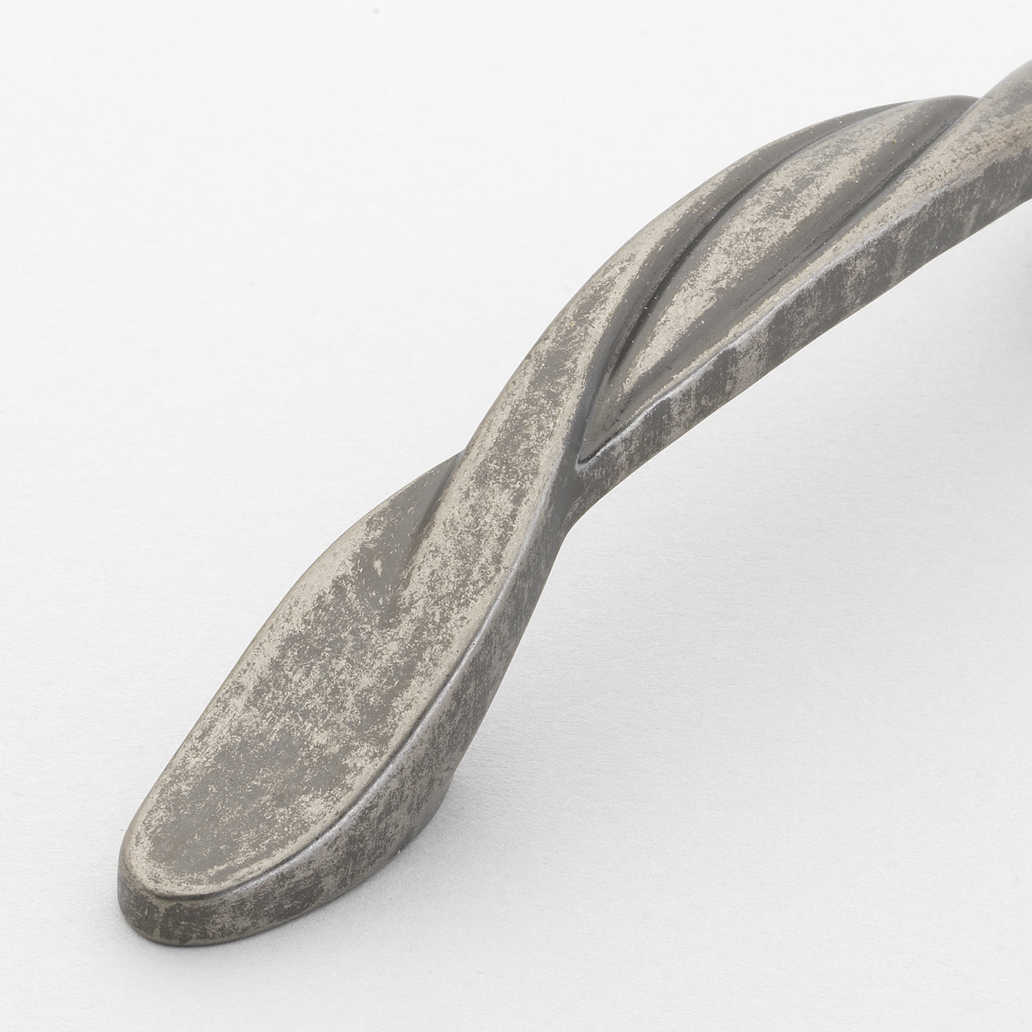 Classic Twisted Arch Cabinet Pull, Weathered Nickel