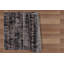 Tapis géométrique brun / ivoire / noir-952097476