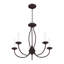 Lustre 5 lumières façon bougie Maynes