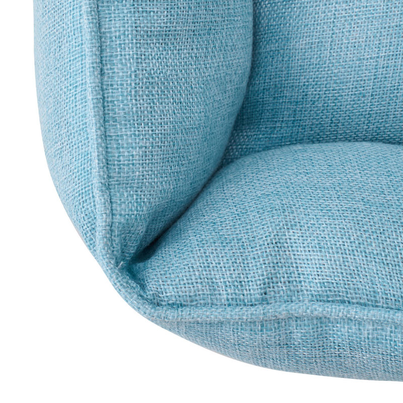 Polyester Pet Bed, Blue, 21cm H x 55cm W x 41cm D