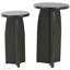 Ensemble de tables de bout en bois massif Atiye-1179251731