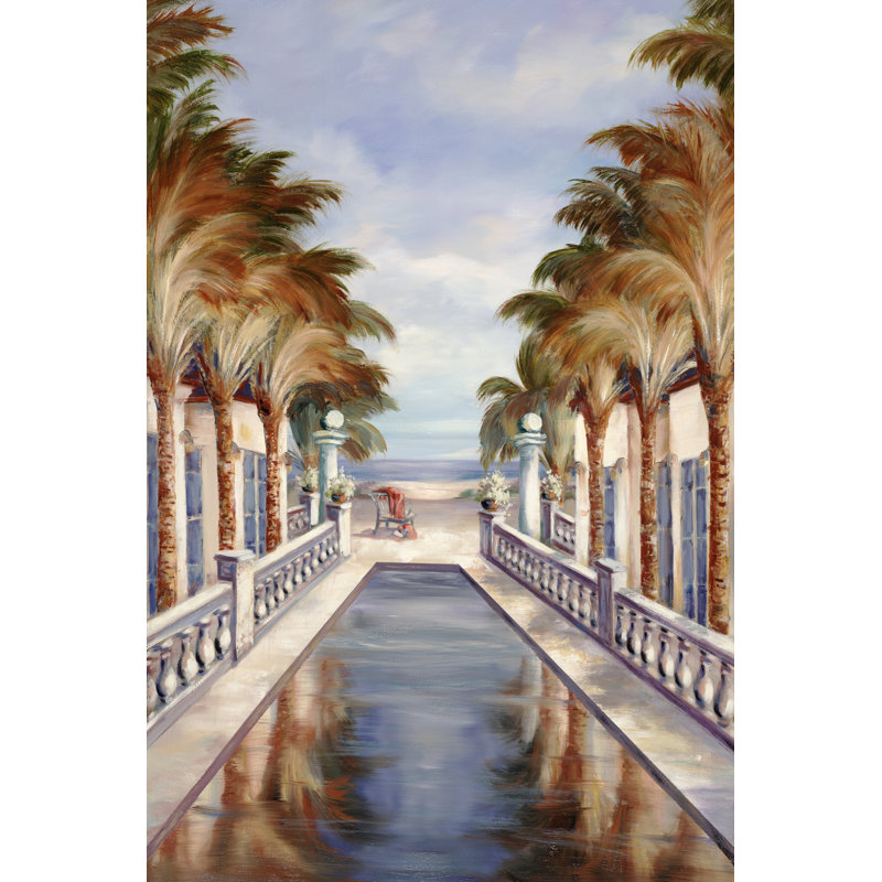 Tropical 14 - Painting, Wrapped Canvas, 30 cm H x 20 cm W
