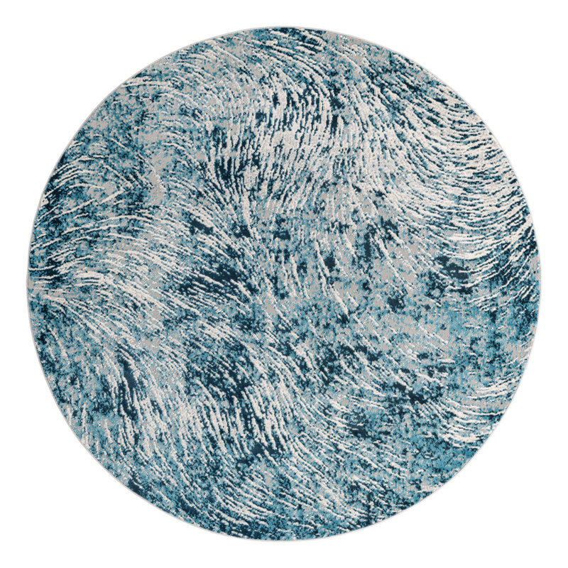 Tapis bleu Hartsville, Rond 7 pi