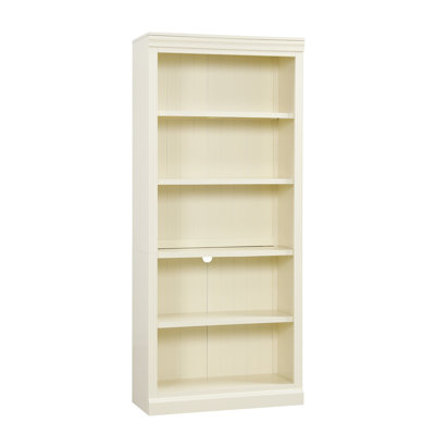 83.4" High Storage Bookcase With Led And Adjustable Shelving, Suitable For Office Living Room Elegance, Beige Yellow Decorative Bookshelf Strip Shelves, Cable Hole Well - Organized Cables, +