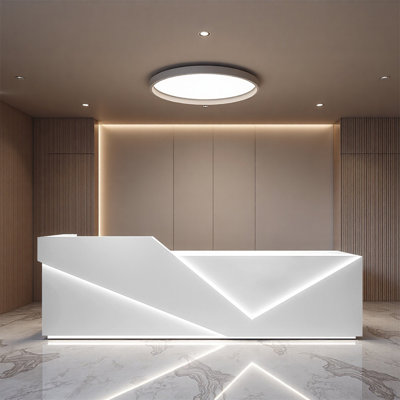 Neat Elegant Service Desk – Handy Multi-Use for Retail Mall Company and Beauty Salon