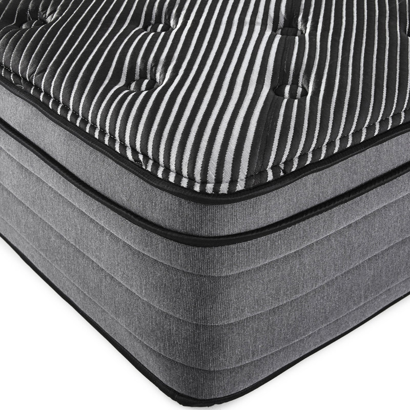 Matelas simple 15 po - Pure Ice Ultra Serenity. 2 po avec cuivre, gel, argent, graphite. Ressorts ensachés paisibles et paisibles. Réglable. Fabriqué en. Profondément relaxant