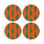 Gem Emeralds Vegan Leather Round Pebble Placemat-1606703689-1606703695