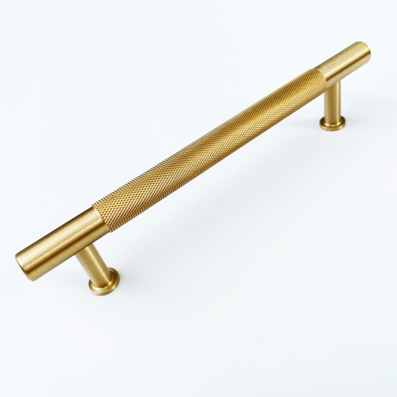 Knurled 8-13/16" Center to Center Bar/Handle Pull, 4"