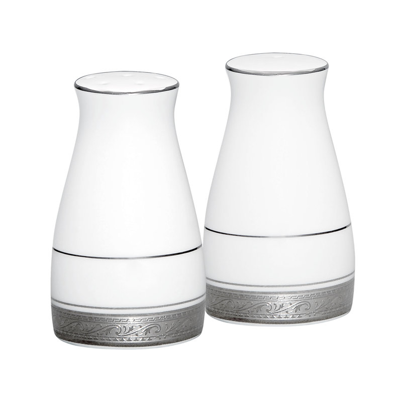 Poivre et sel Noritake Crestwood, 3 1/4 po, Platine