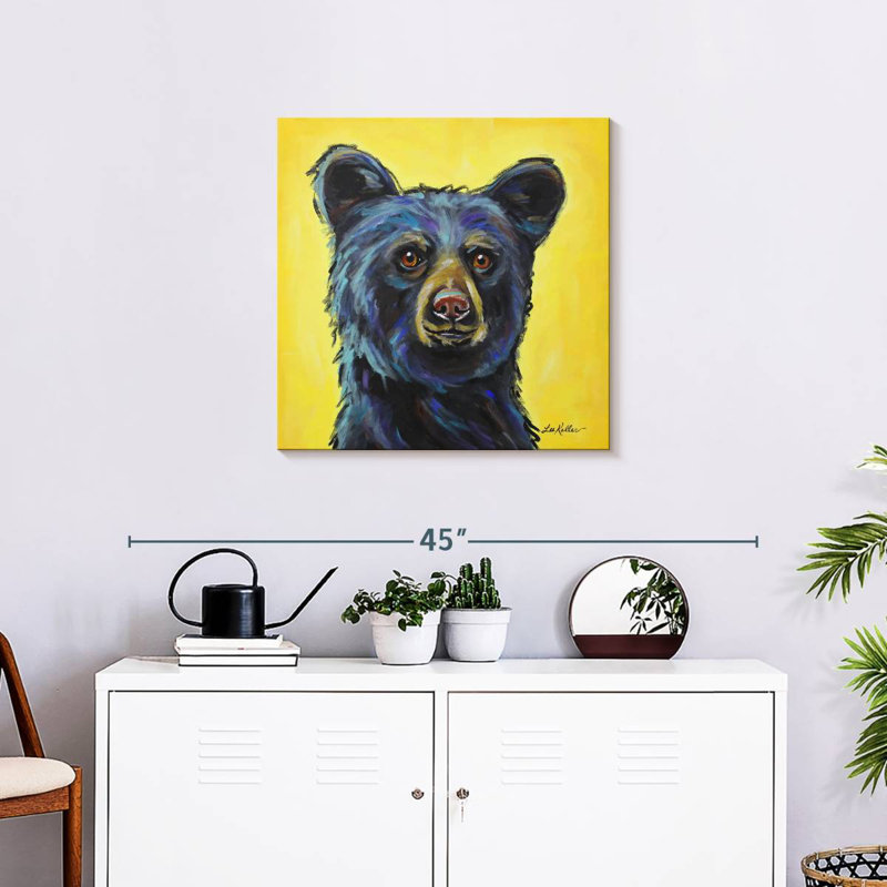 Corbeau ours noir Crowle, H 24 po x l 24 po