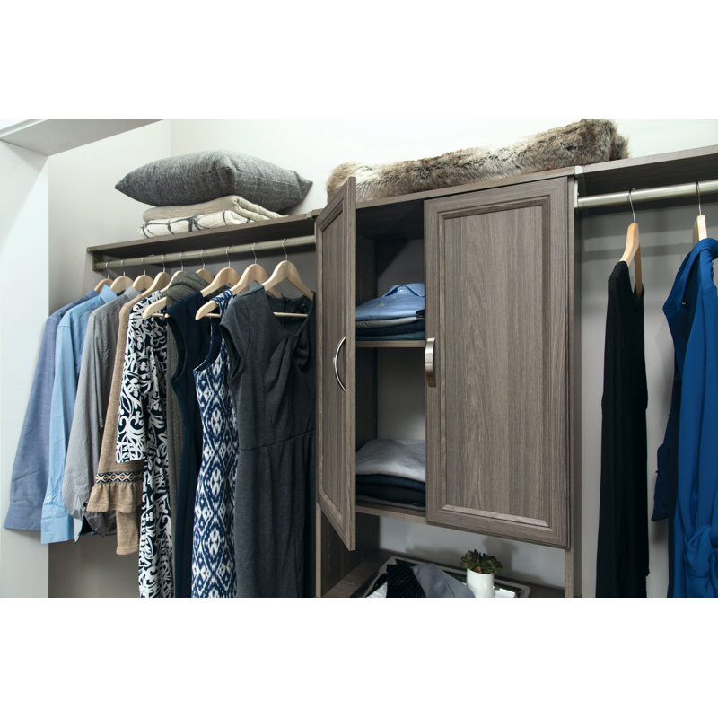 Pair of 24.92" wide SuiteSymphony doors, Gris graphite