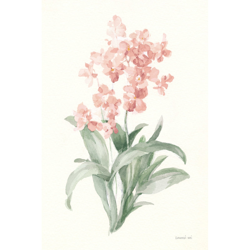Orchidée de printemps I, H 30 po x l 20 po
