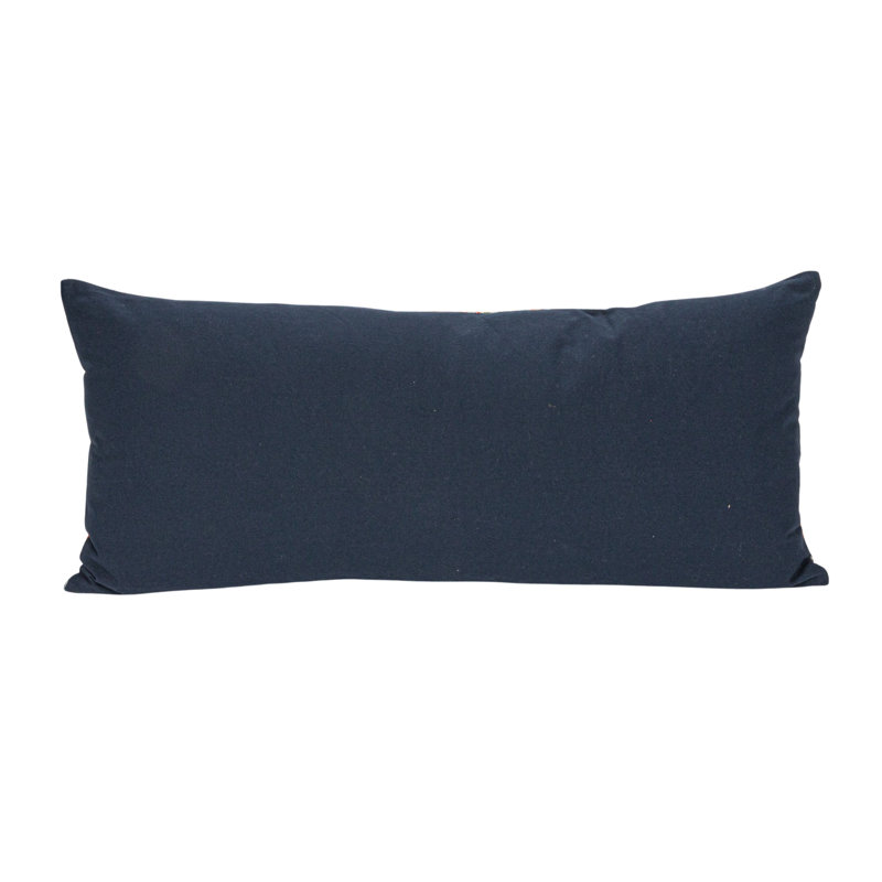 Tibetan Tiger Orange Cotton Velvet Lumbar Pillow